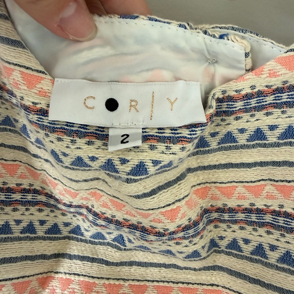 Multicolor Patterned Mini Dress - Picture 5 of 5